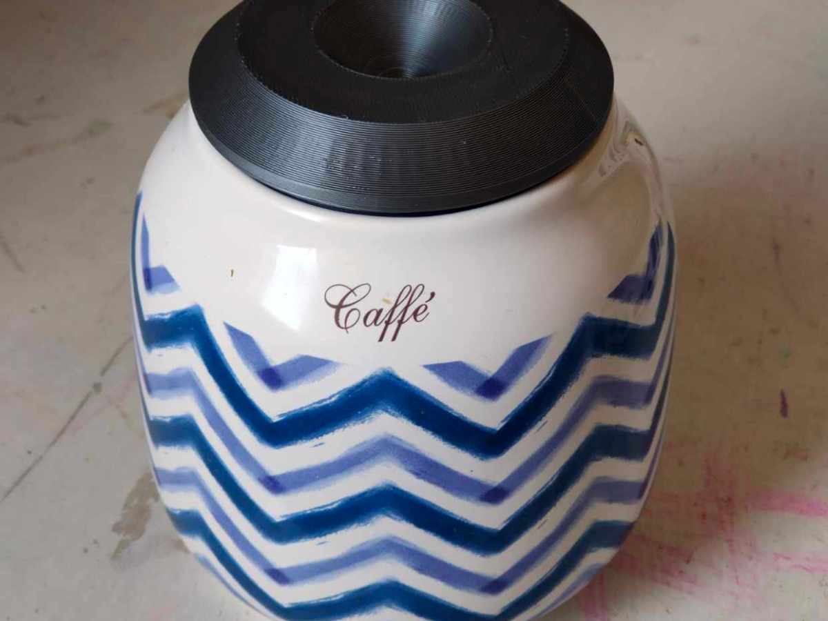 Altro pezzo complicato : Coperchio per&nbsp;zuccheriera